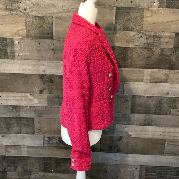 Nine West Double Breasted Tweed Blazer - Picture 3 of 16